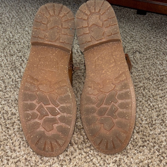 Boc Brown Moto Ankle Boots with Buckle Detail 7.5 - Picture 5 of 6